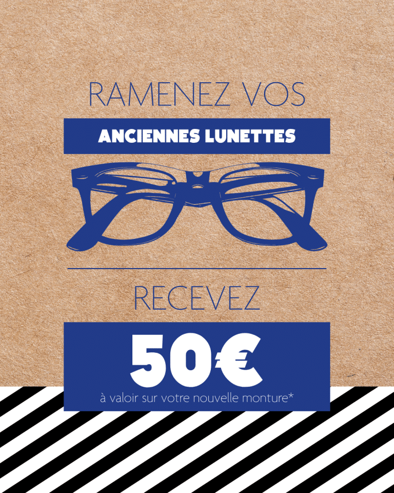 Recyclez vos anciennes lunettes